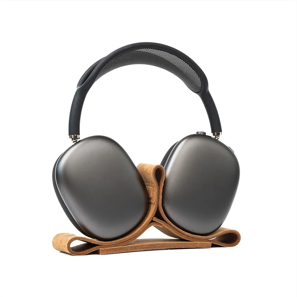 Leather Stand for AirPods Max (Velour Sand)