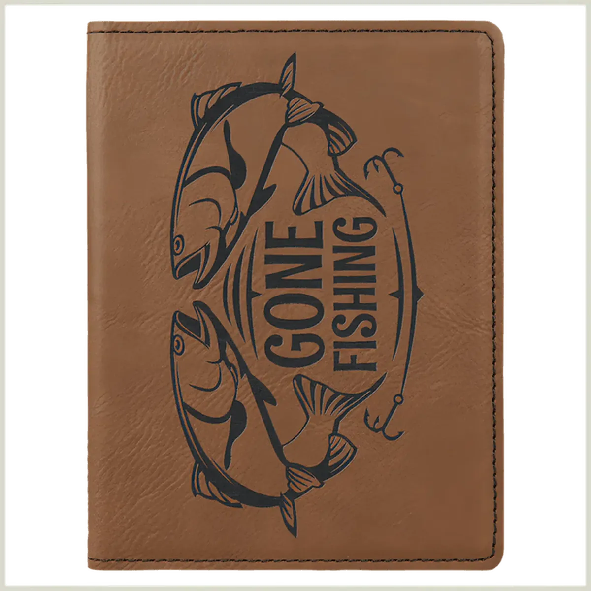Leatherette Passport Holder (Various Colors)