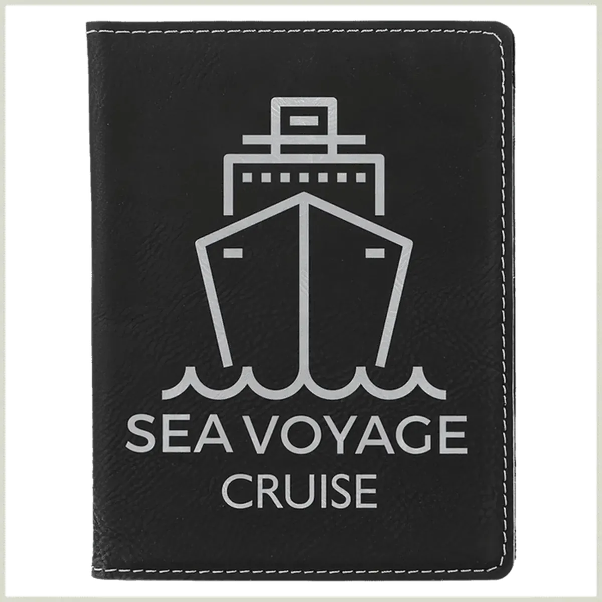 Leatherette Passport Holder (Various Colors)