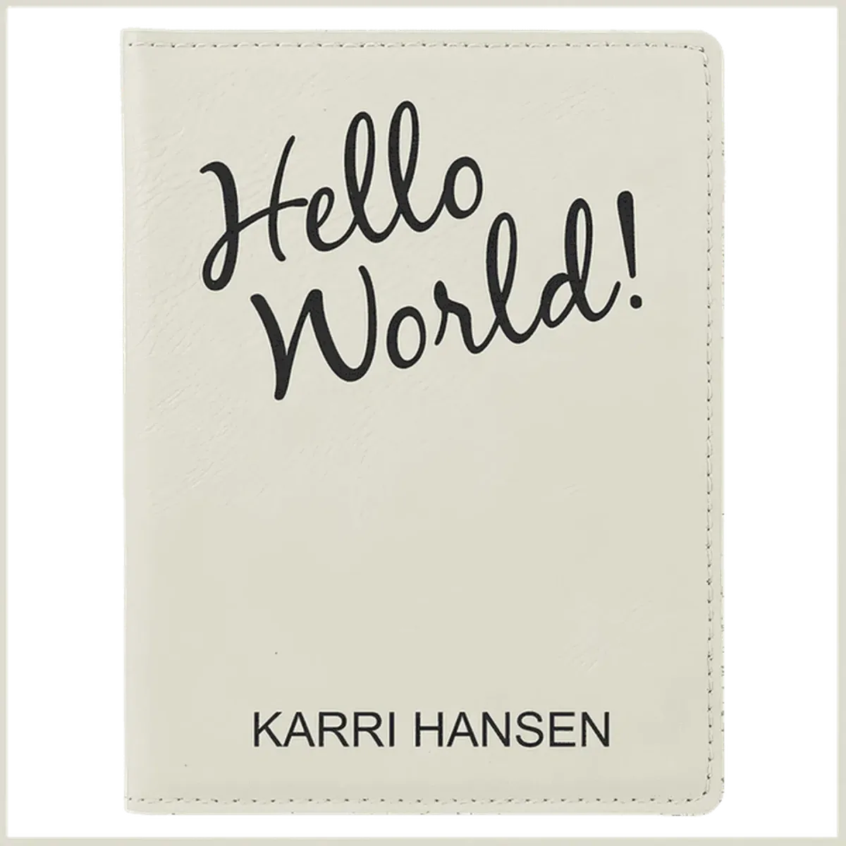 Leatherette Passport Holder (Various Colors)
