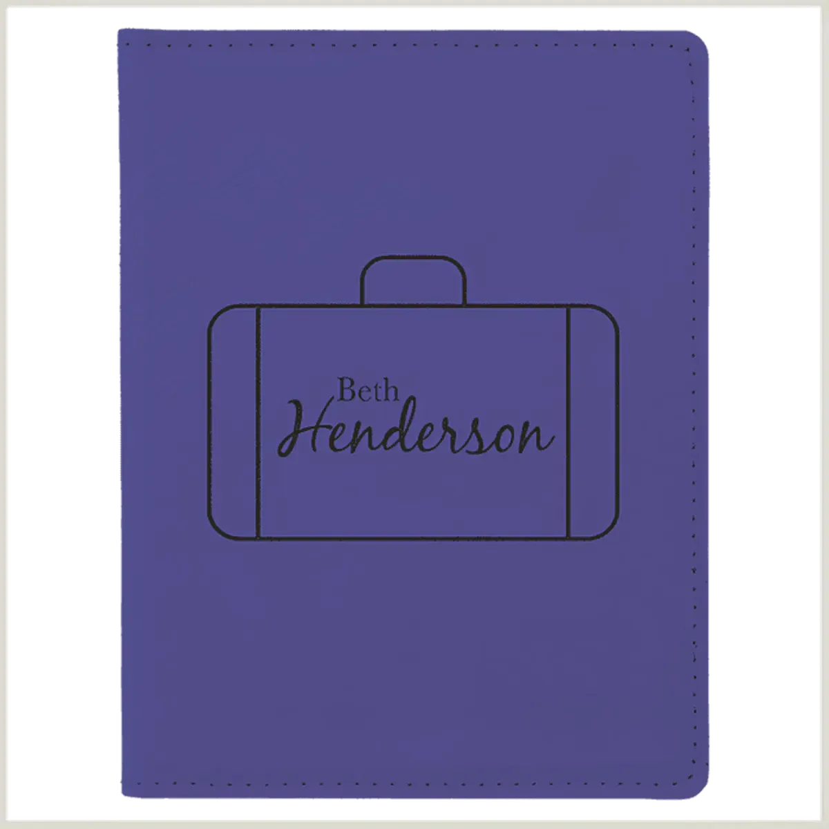 Leatherette Passport Holder (Various Colors)