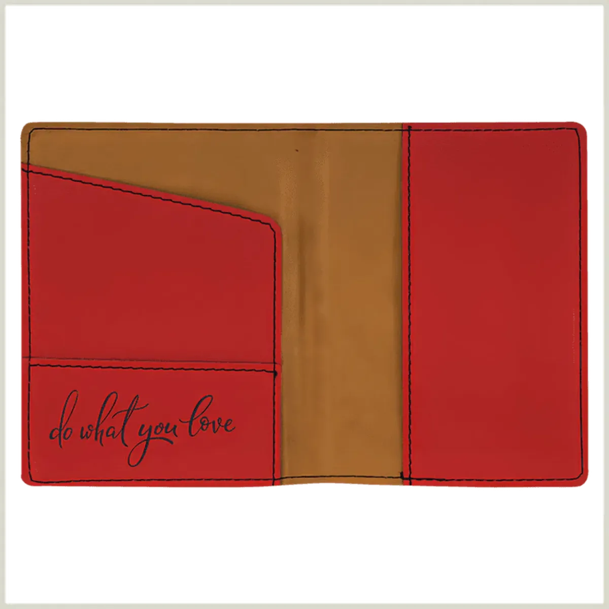 Leatherette Passport Holder (Various Colors)