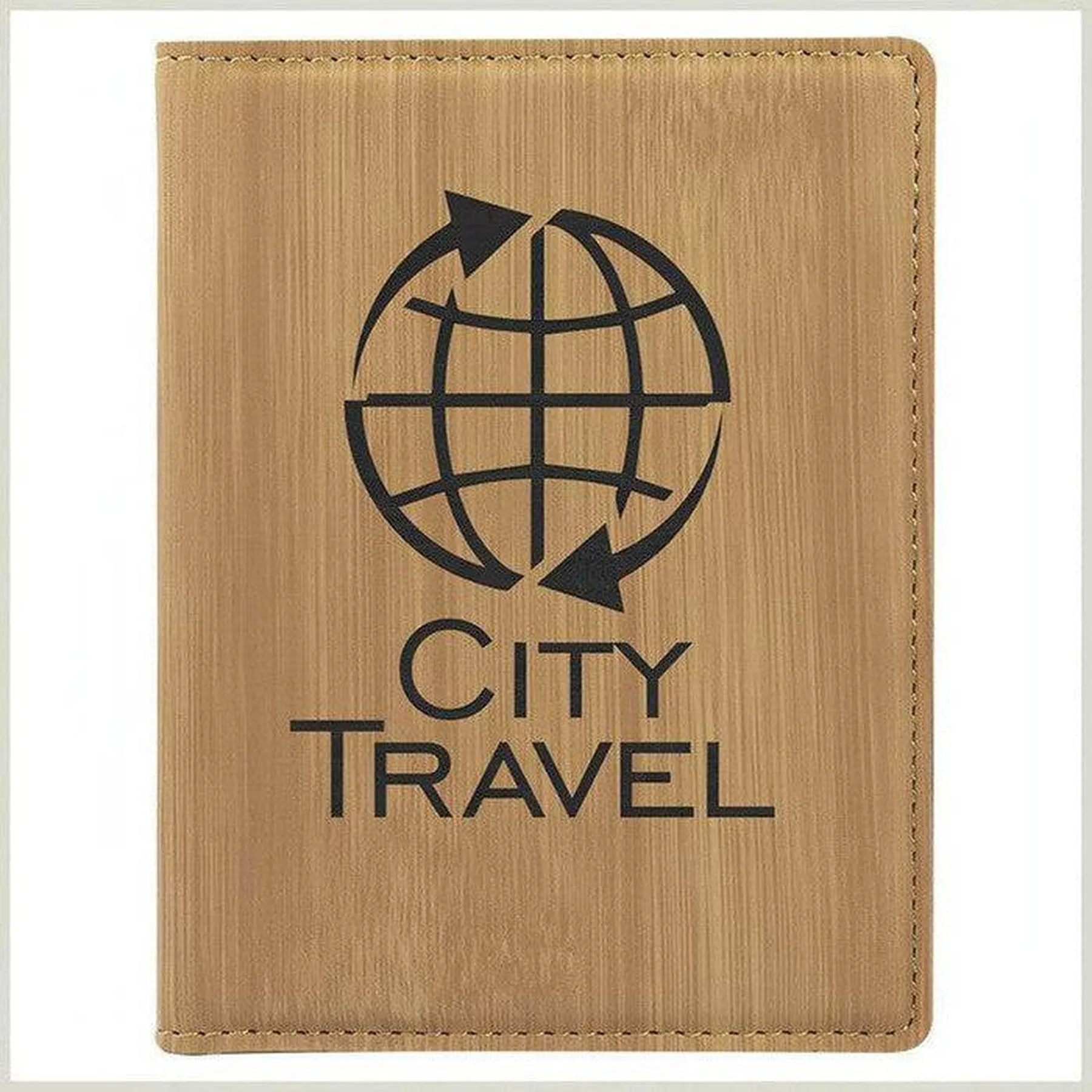 Leatherette Passport Holder (Various Colors)