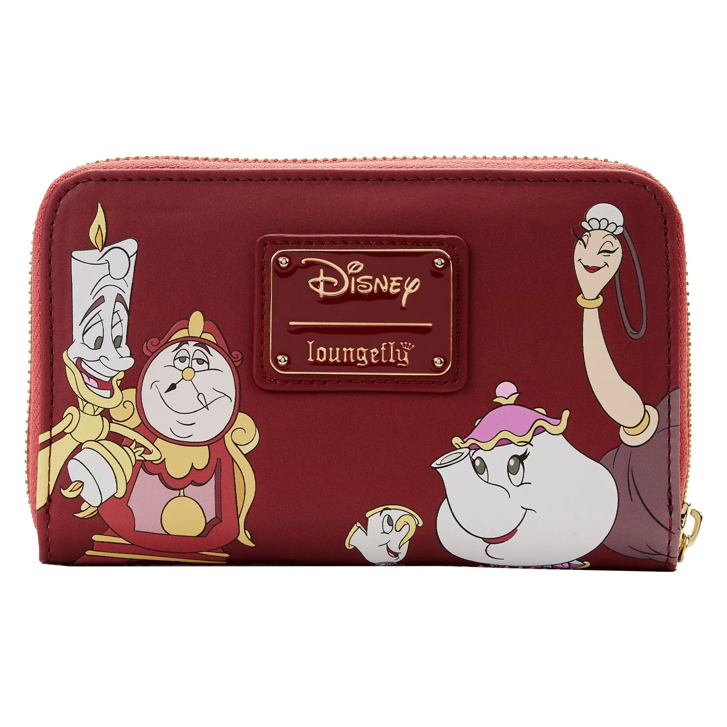 LF Disney Beauty And The Beast Fireplace Scene ZipAround Wallet