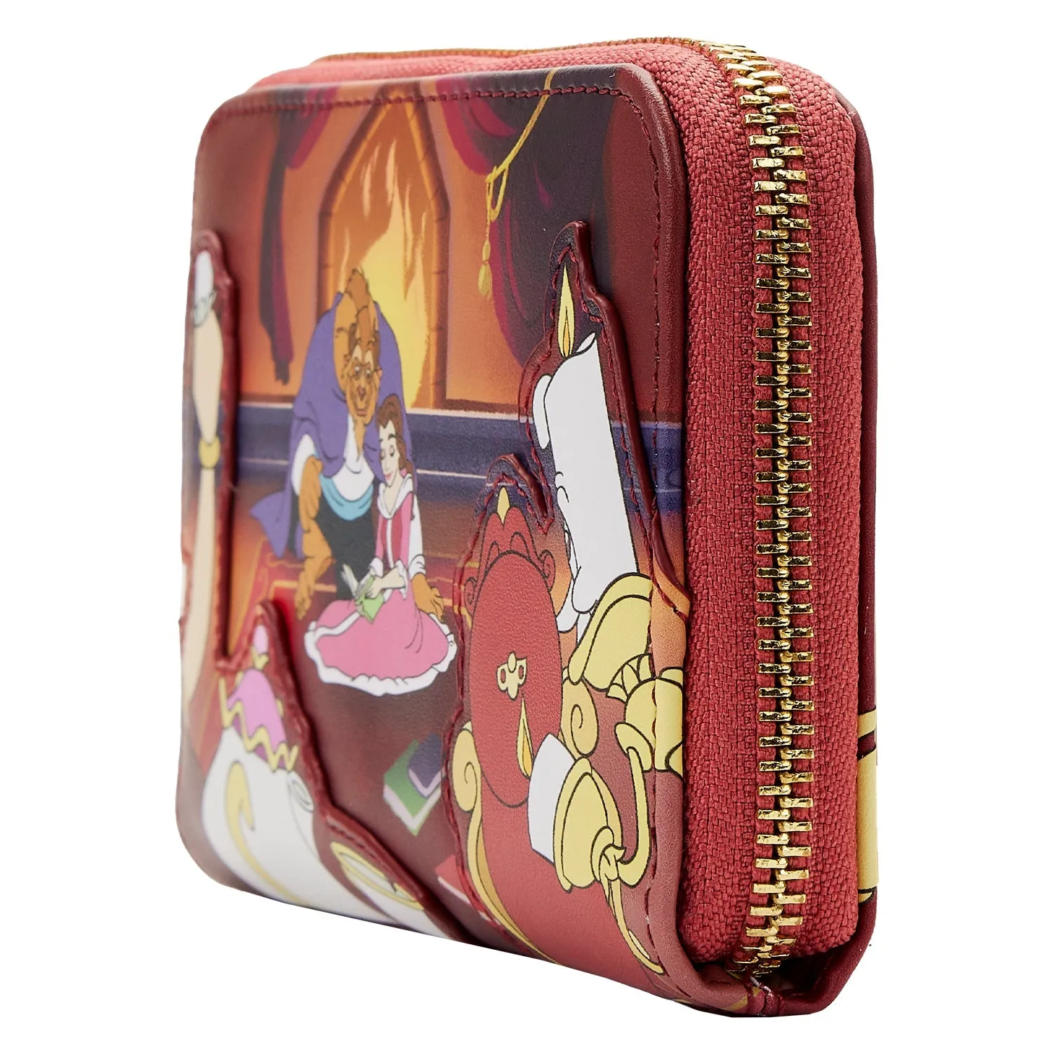 LF Disney Beauty And The Beast Fireplace Scene ZipAround Wallet
