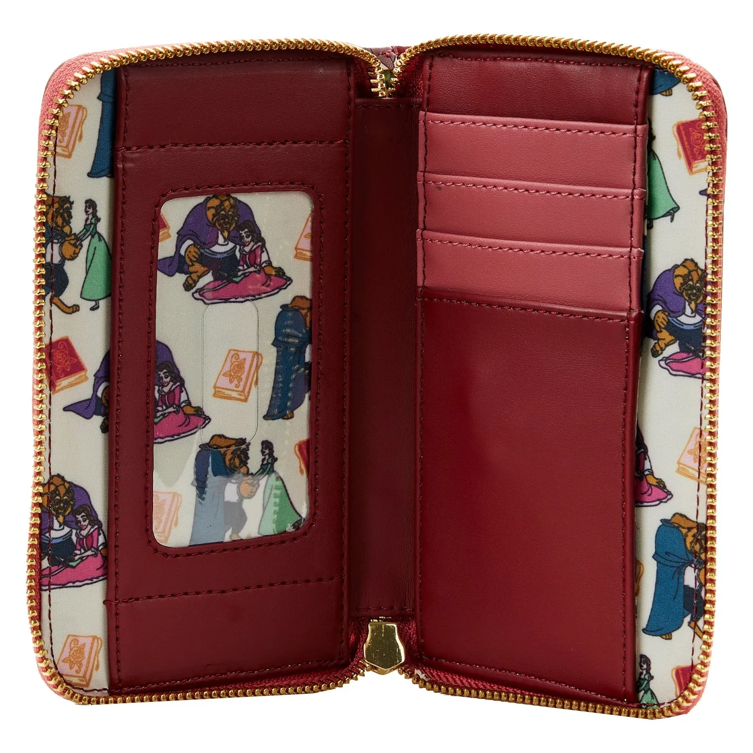 LF Disney Beauty And The Beast Fireplace Scene ZipAround Wallet