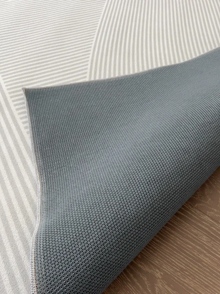 Living Room Contemporary Modern Rugs, Grey Abstract Geometric Modern Rugs, Bedroom Modern Rugs, Modern Rugs for Dining Room