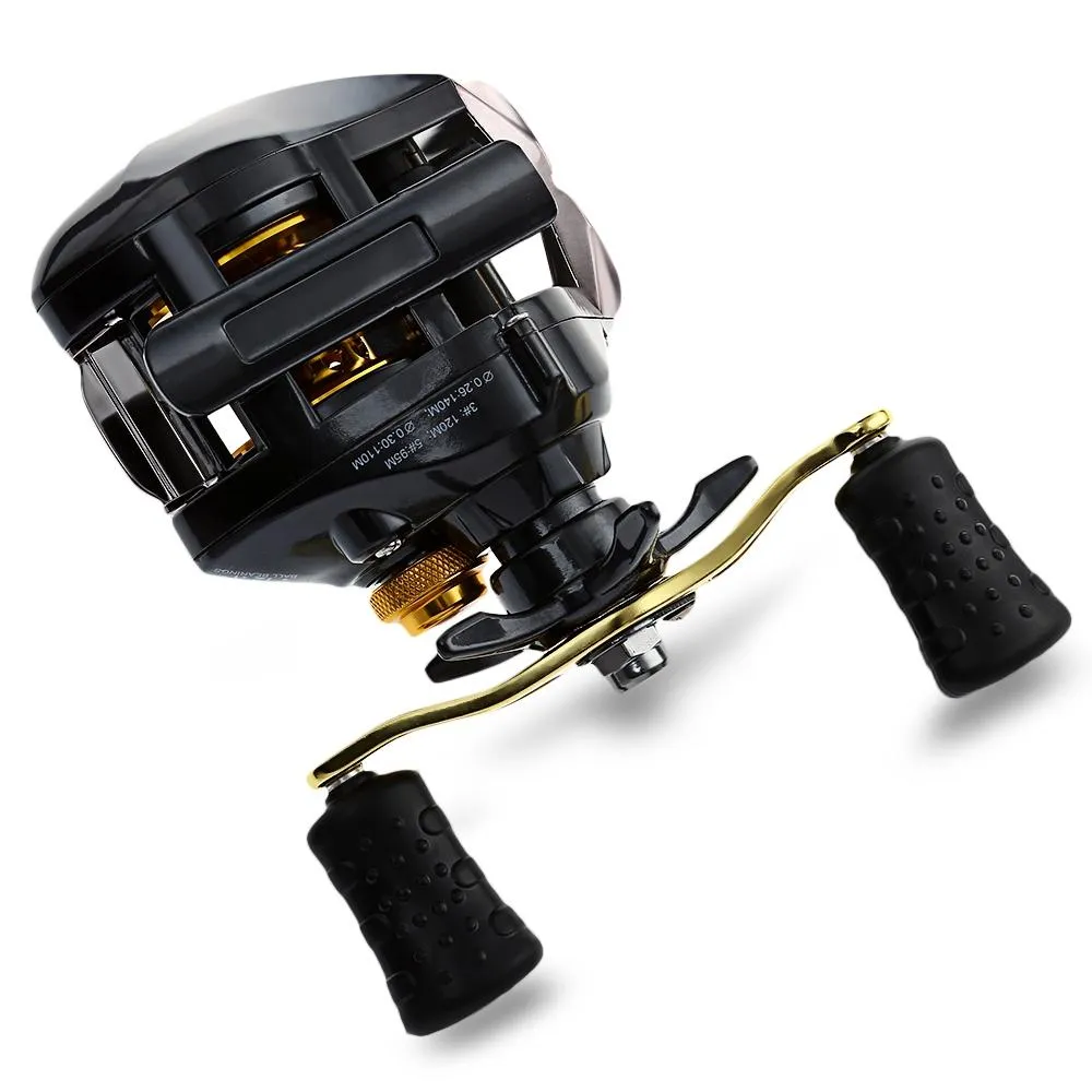 Magnetic Brake Smooth Casting Reel Hi-Tensile 6.3:1 Spool Carry Bag