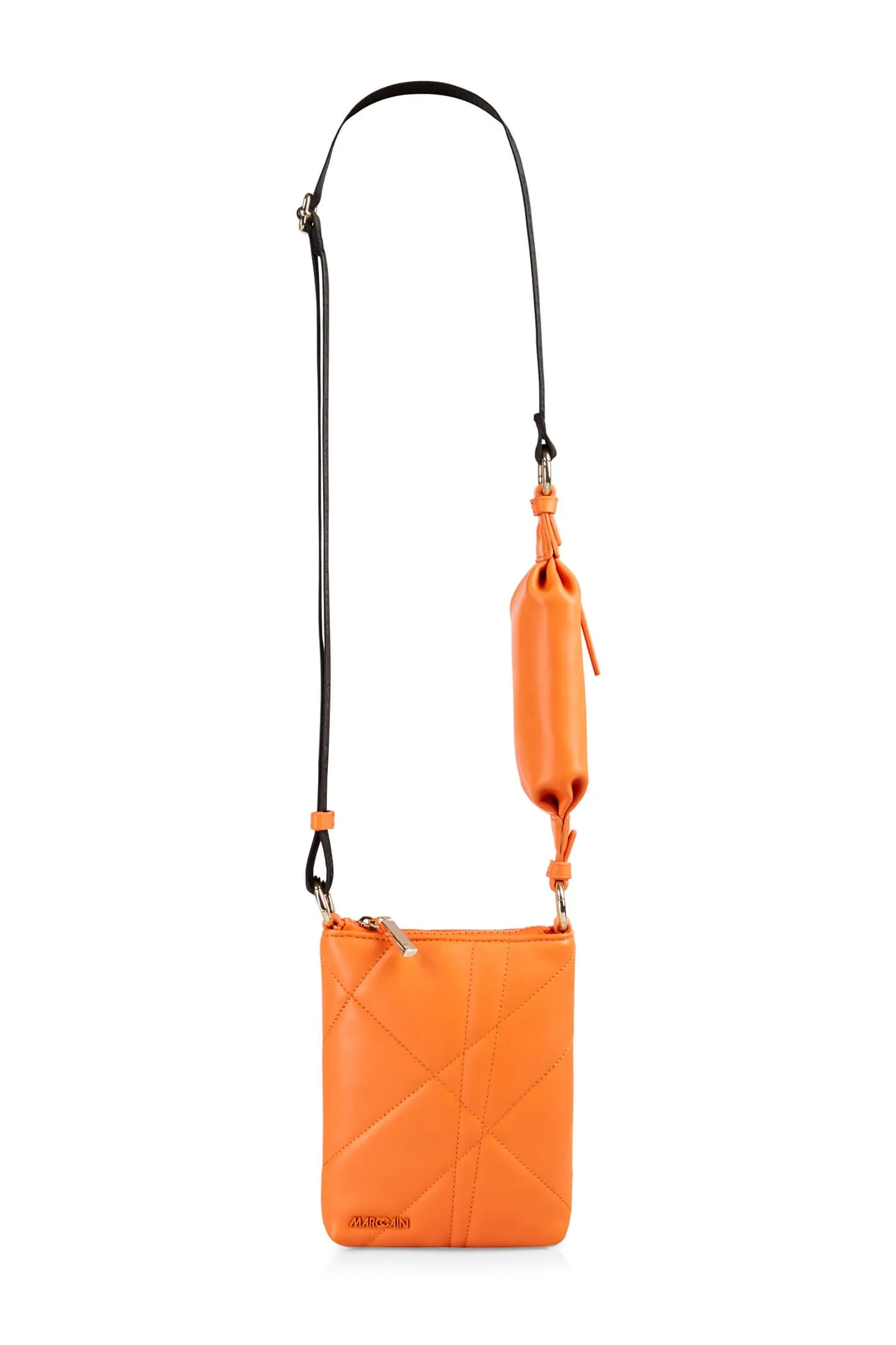 Marc Cain UB TM.02 Z03 Orange Crossbody Bag With Shopper