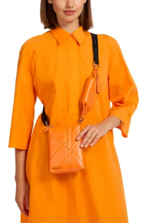 Marc Cain UB TM.02 Z03 Orange Crossbody Bag With Shopper