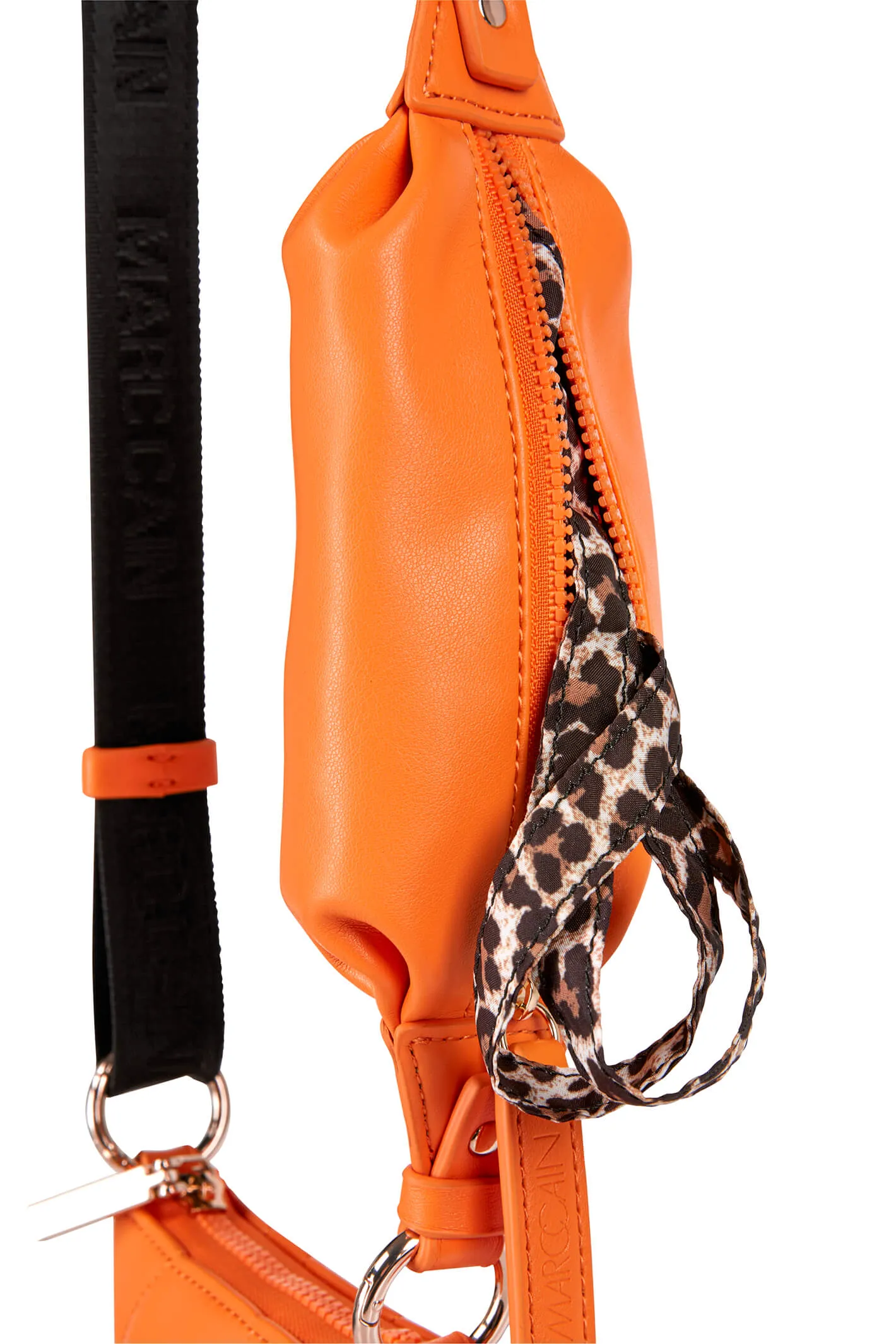 Marc Cain UB TM.02 Z03 Orange Crossbody Bag With Shopper