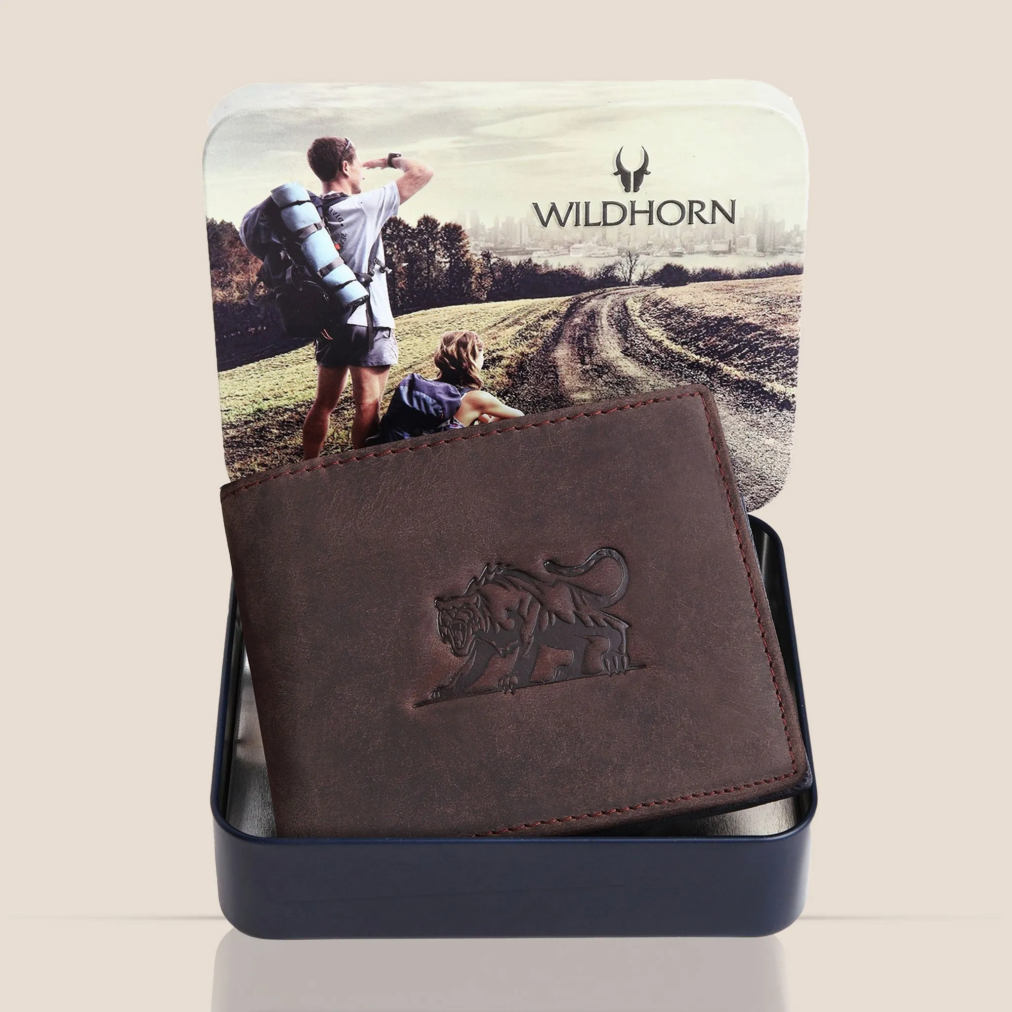 MAVERICK RFID Protected Leather Wallet for Men