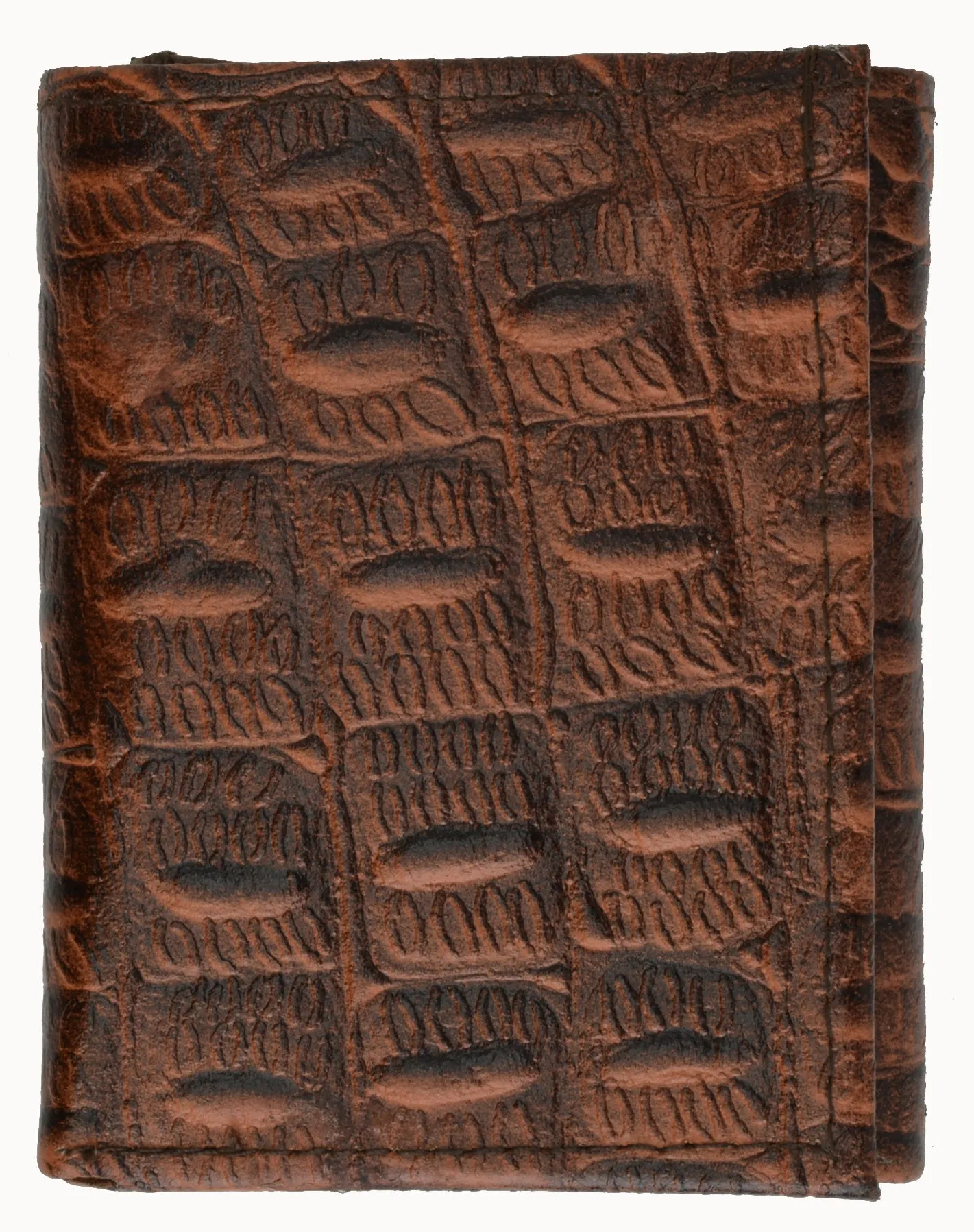Mens Leather Wallets Ostrich Snakeskin Alligator Print Trifold Bifold to Choose