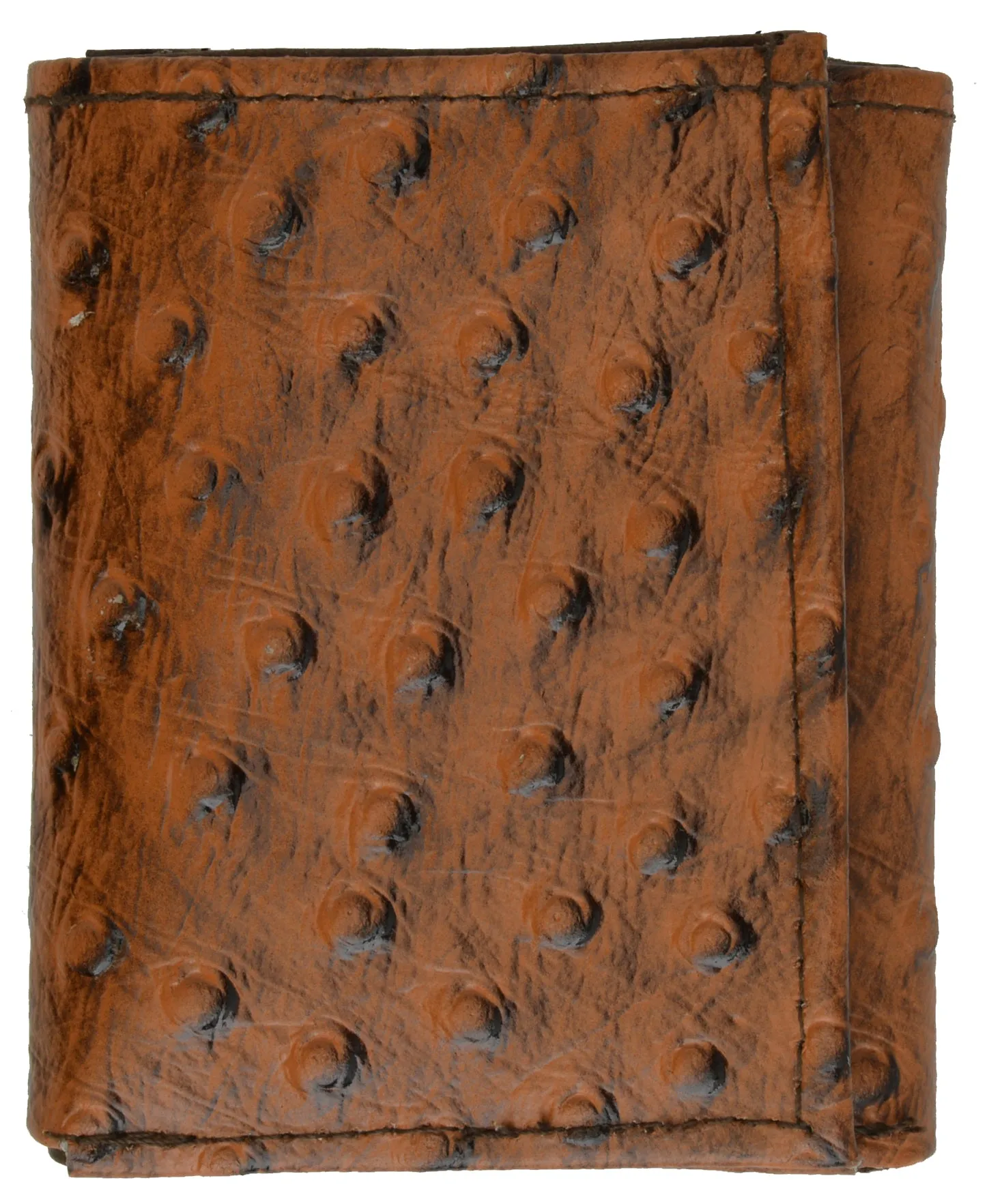 Mens Leather Wallets Ostrich Snakeskin Alligator Print Trifold Bifold to Choose