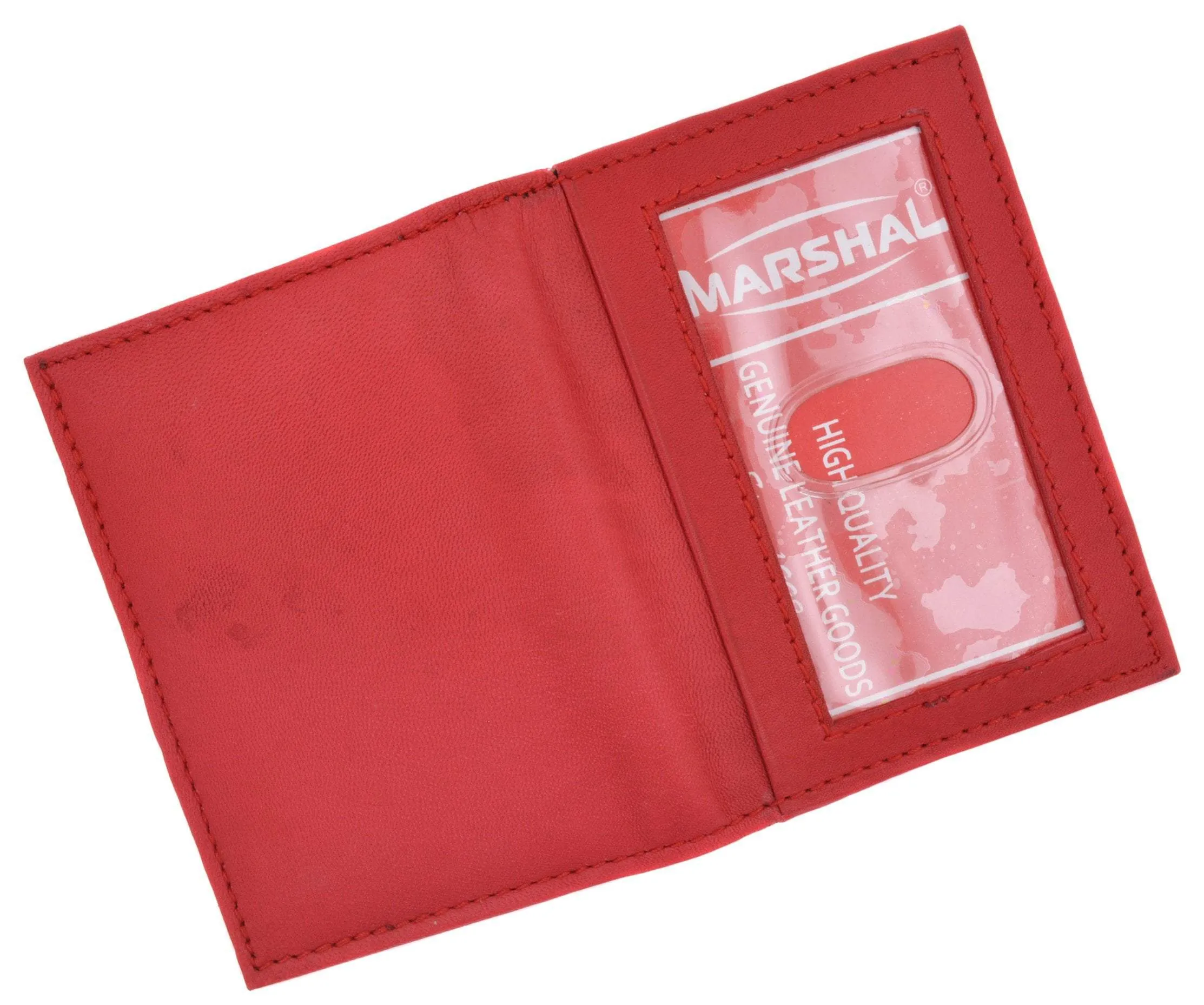 Mens Wallet Bifold Genuine Leather Slim Small Credit Card ID Holder with Front ID Licence Window