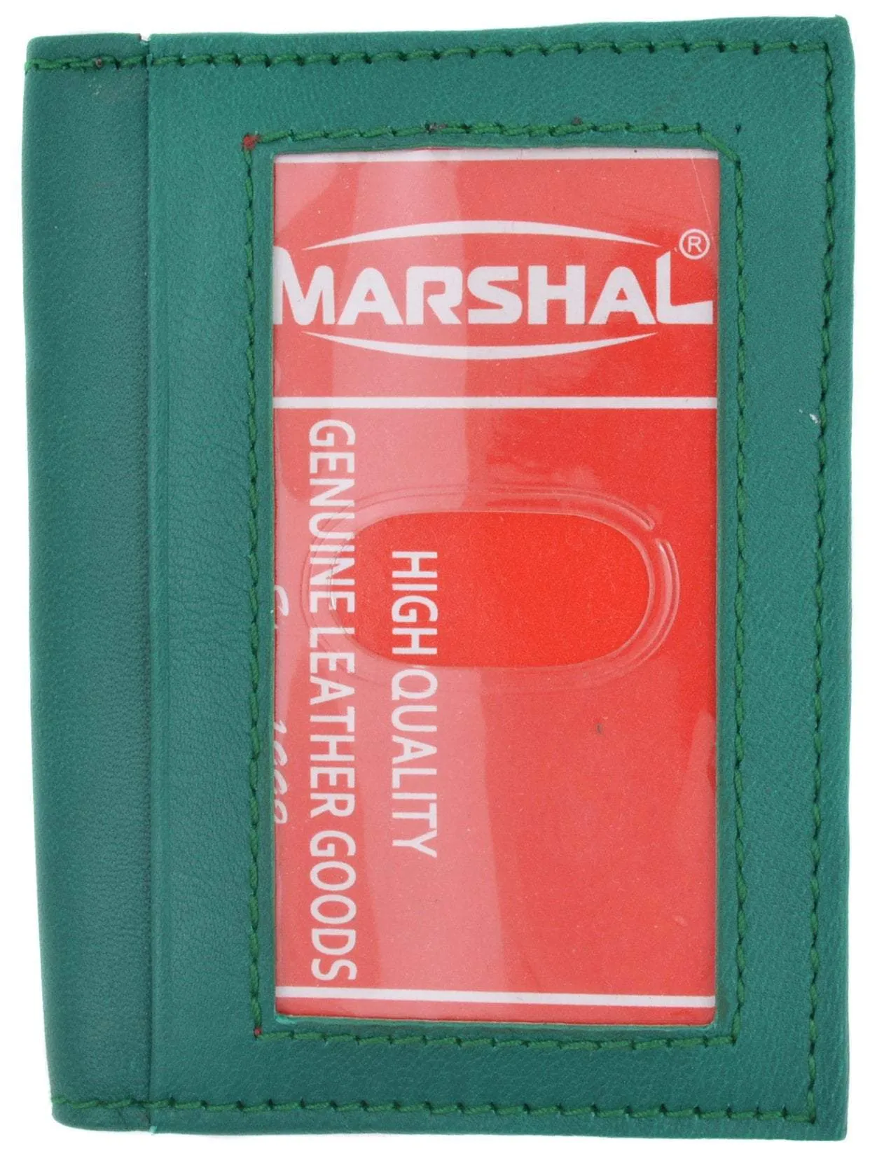 Mens Wallet Bifold Genuine Leather Slim Small Credit Card ID Holder with Front ID Licence Window