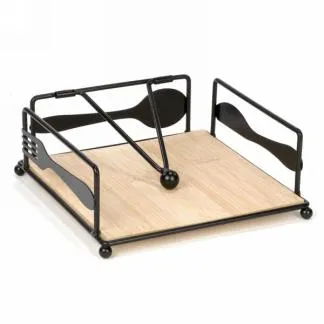 Metal Utensil Napkin Holder