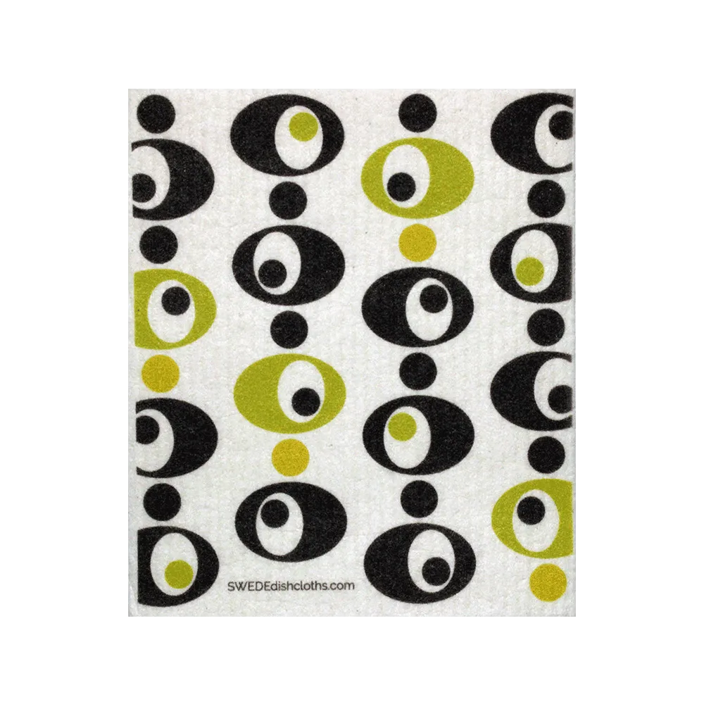Modern Circles One Swedish Dishcloth