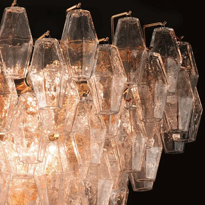 Modern Mid-Century Polyhedral Chandelier