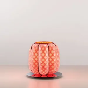 Modern Orange, Green, Or Blue Murano Glass Table Lamp