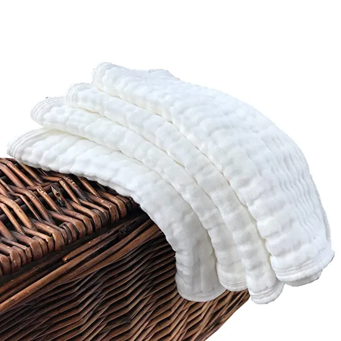 Muslin Burp Cloths 100% cotton / 3 pieces