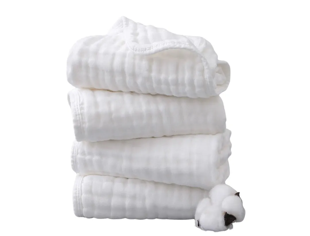 Muslin Burp Cloths 100% cotton / 3 pieces