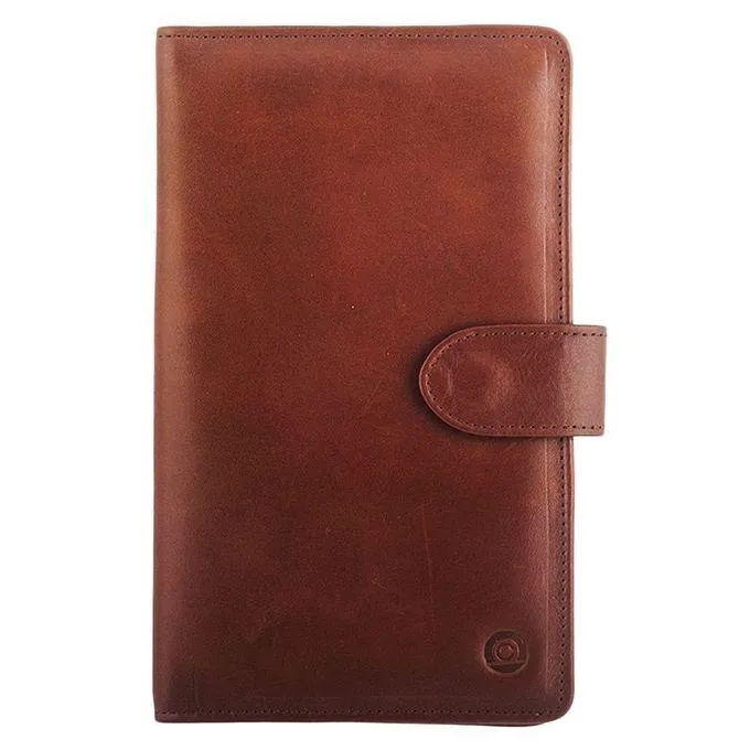 Native Core Cognac Leather Travel Wallet