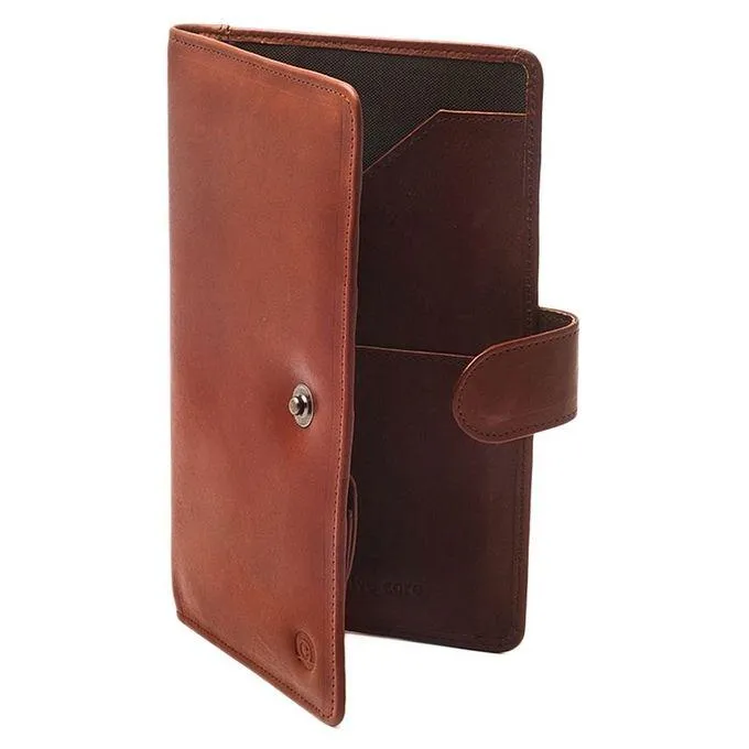 Native Core Cognac Leather Travel Wallet