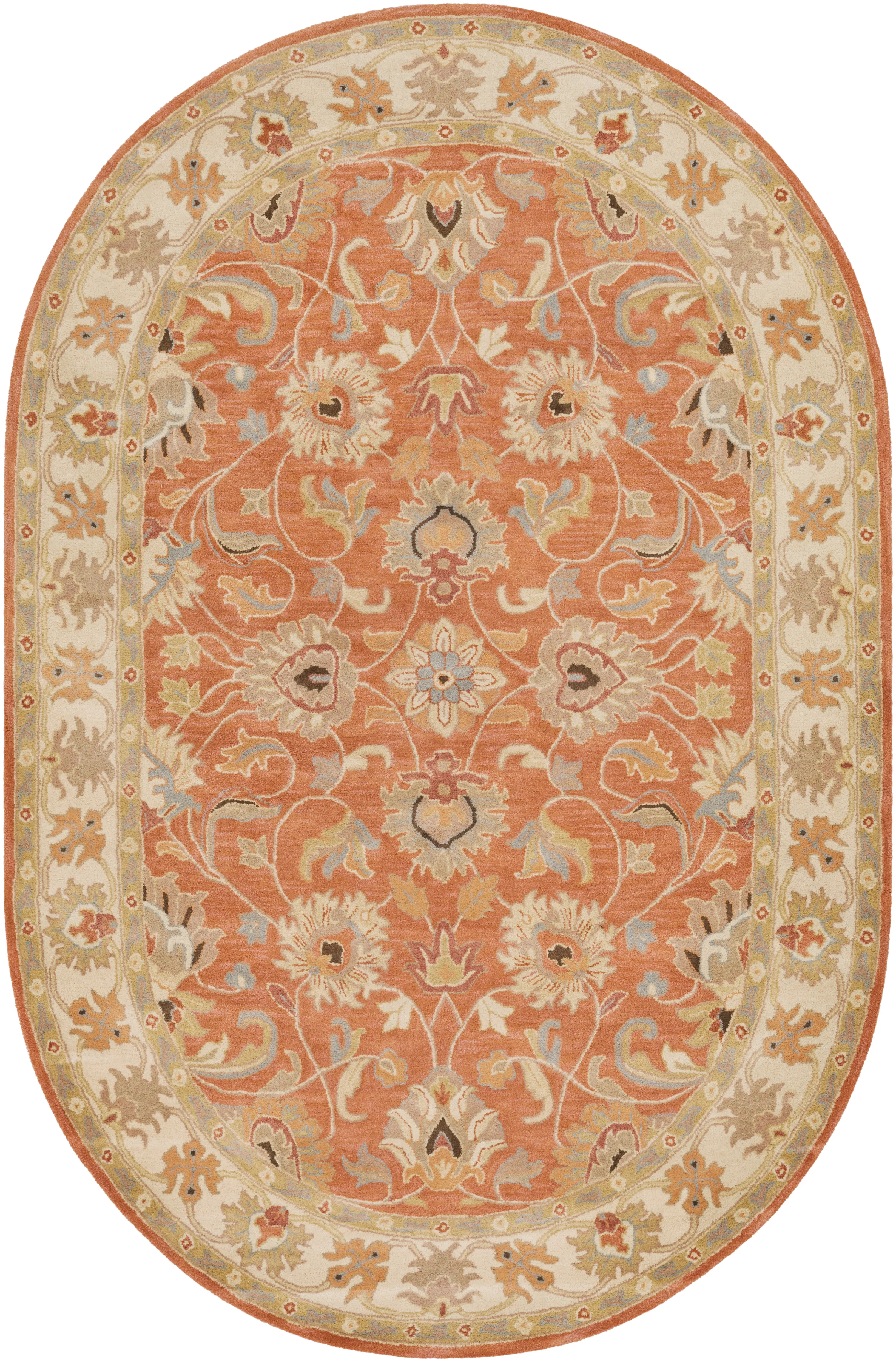 Nobility Ginger Hand-Tufted Rug