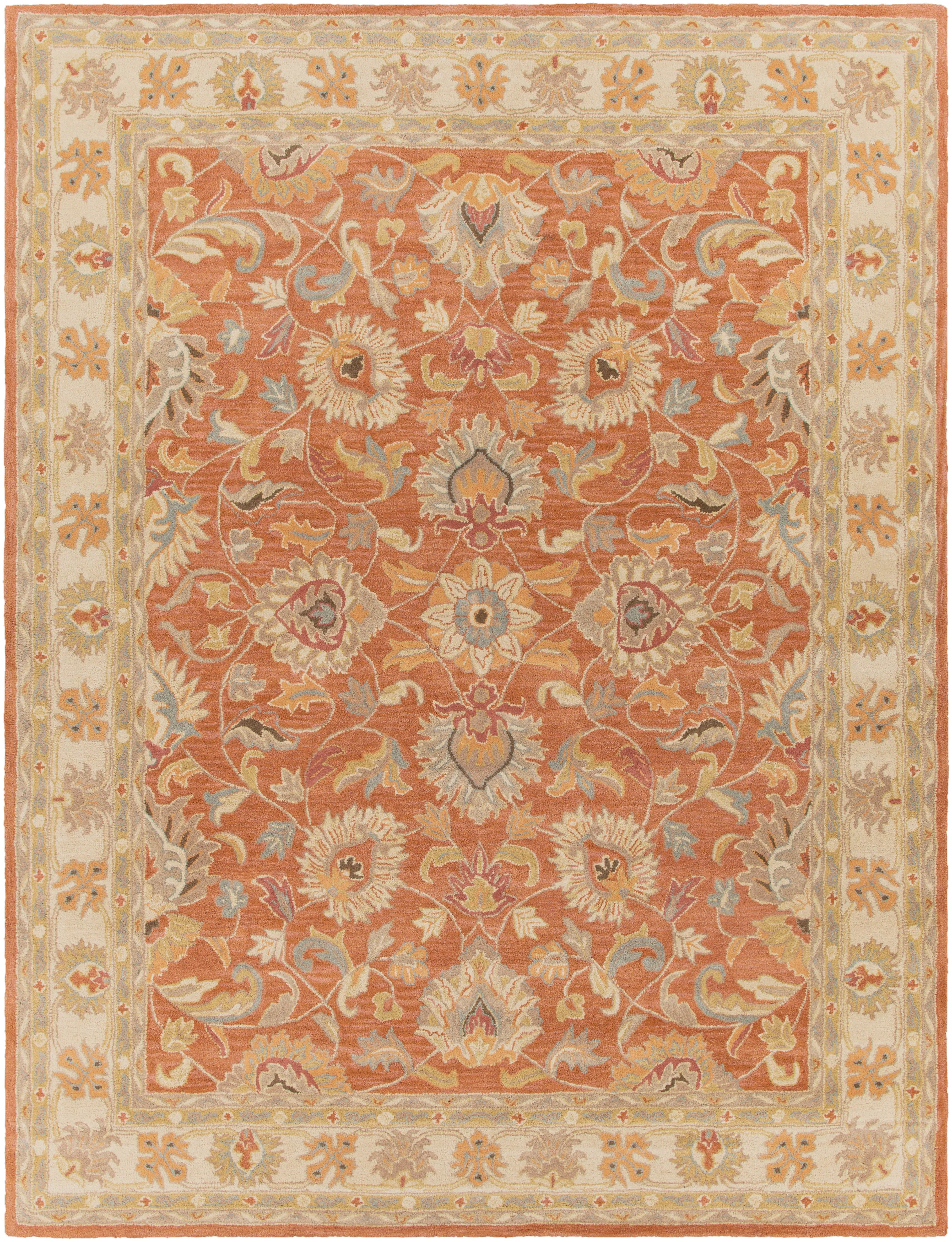 Nobility Ginger Hand-Tufted Rug