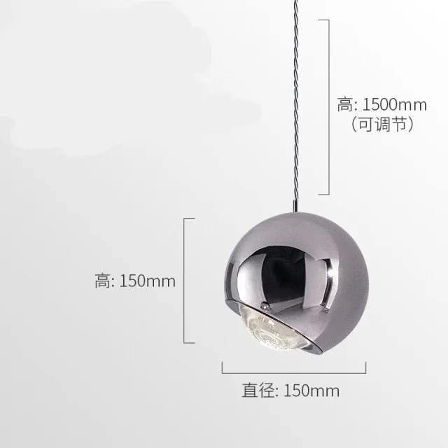 Nordic Pendant Lamp Bedroom Bedside Lamp Led Chandelier