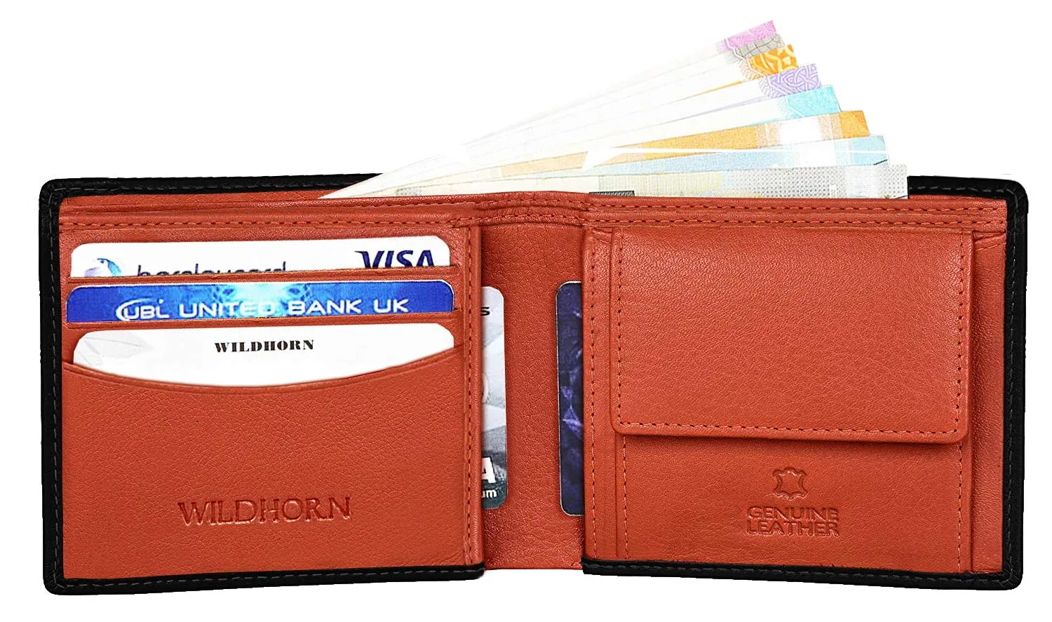 ORLANDO RFID Protected Leather Wallet for Men