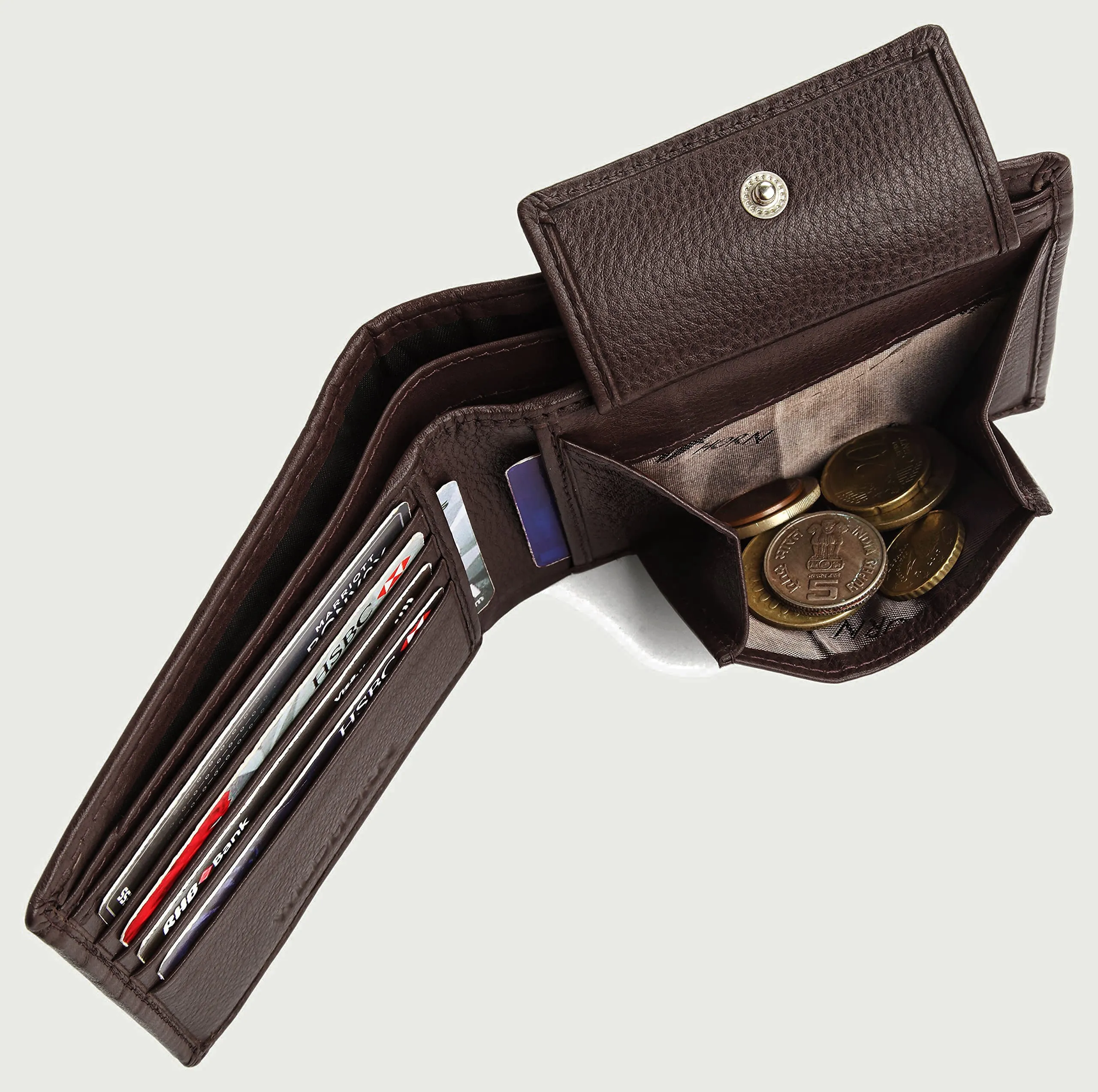 ORLANDO RFID Protected Leather Wallet for Men