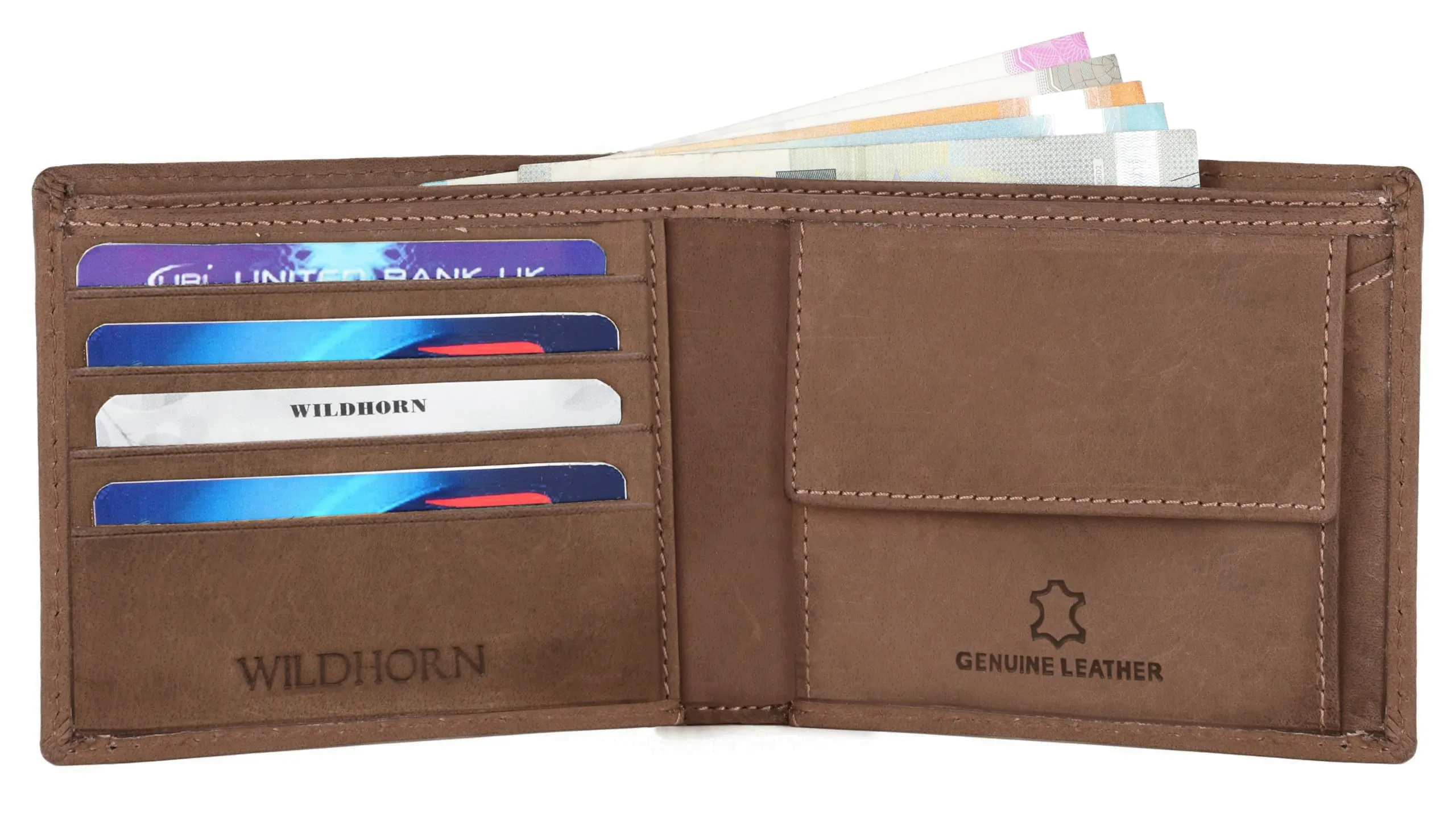 ORLANDO RFID Protected Leather Wallet for Men