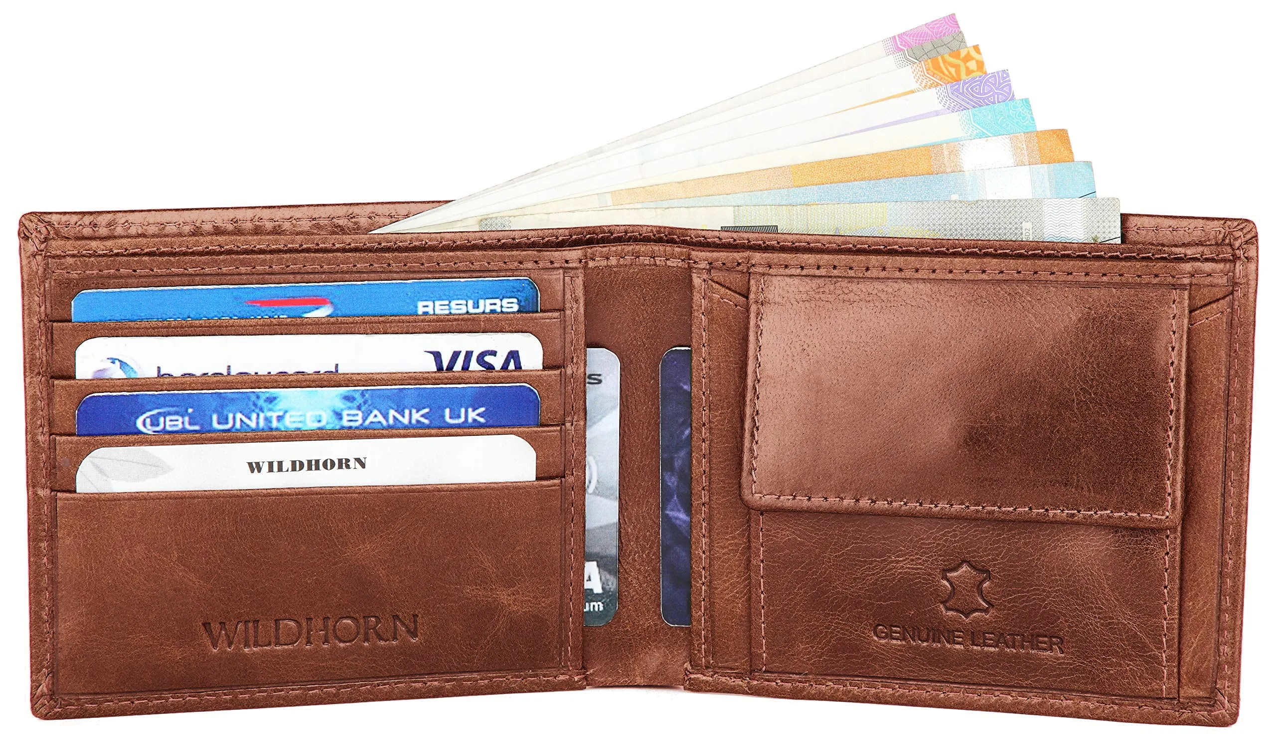ORLANDO RFID Protected Leather Wallet for Men