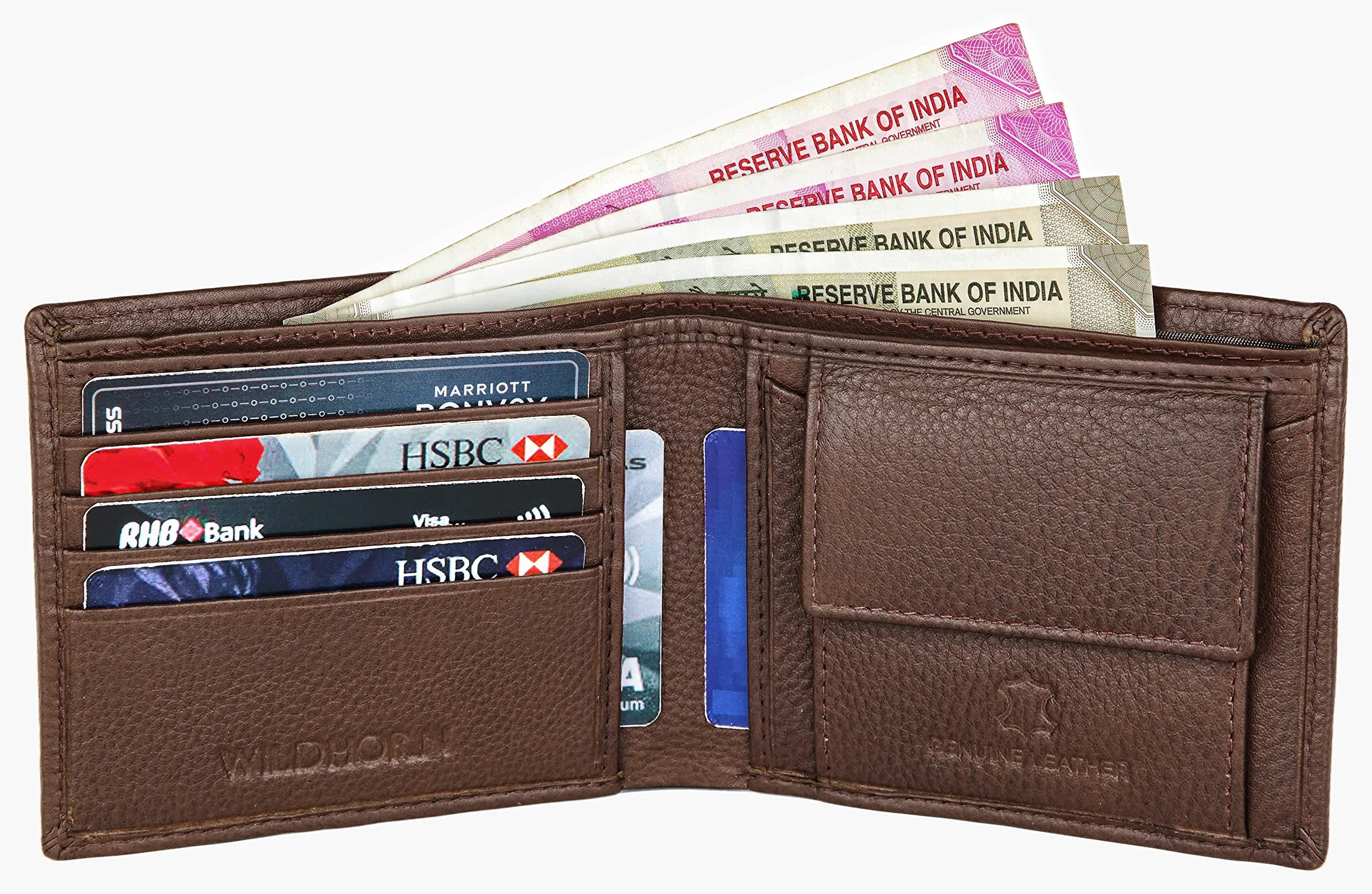 ORLANDO RFID Protected Leather Wallet for Men