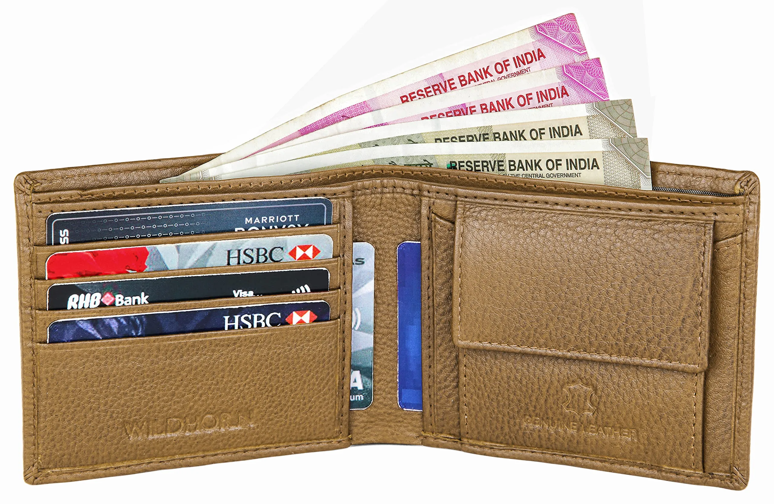 ORLANDO RFID Protected Leather Wallet for Men