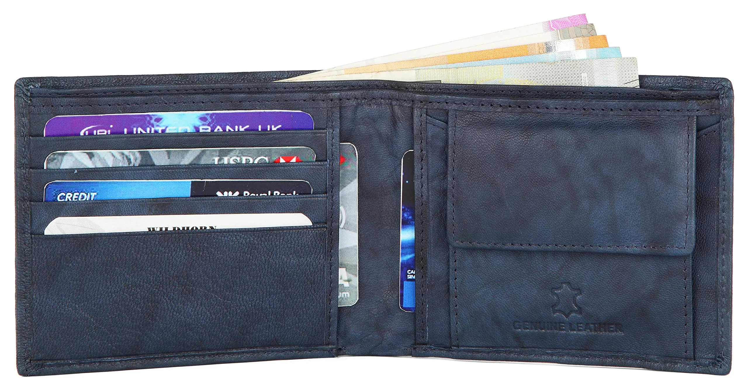 ORLANDO RFID Protected Leather Wallet for Men