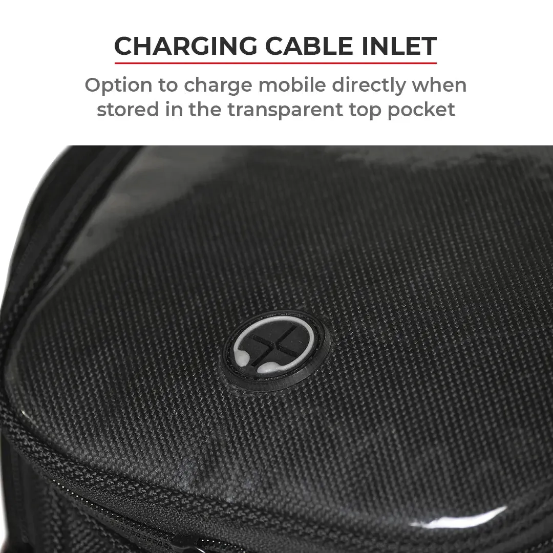 OXUS MAGNETIC MOTORCYCLE TANK BAG (MAGNET BASED)