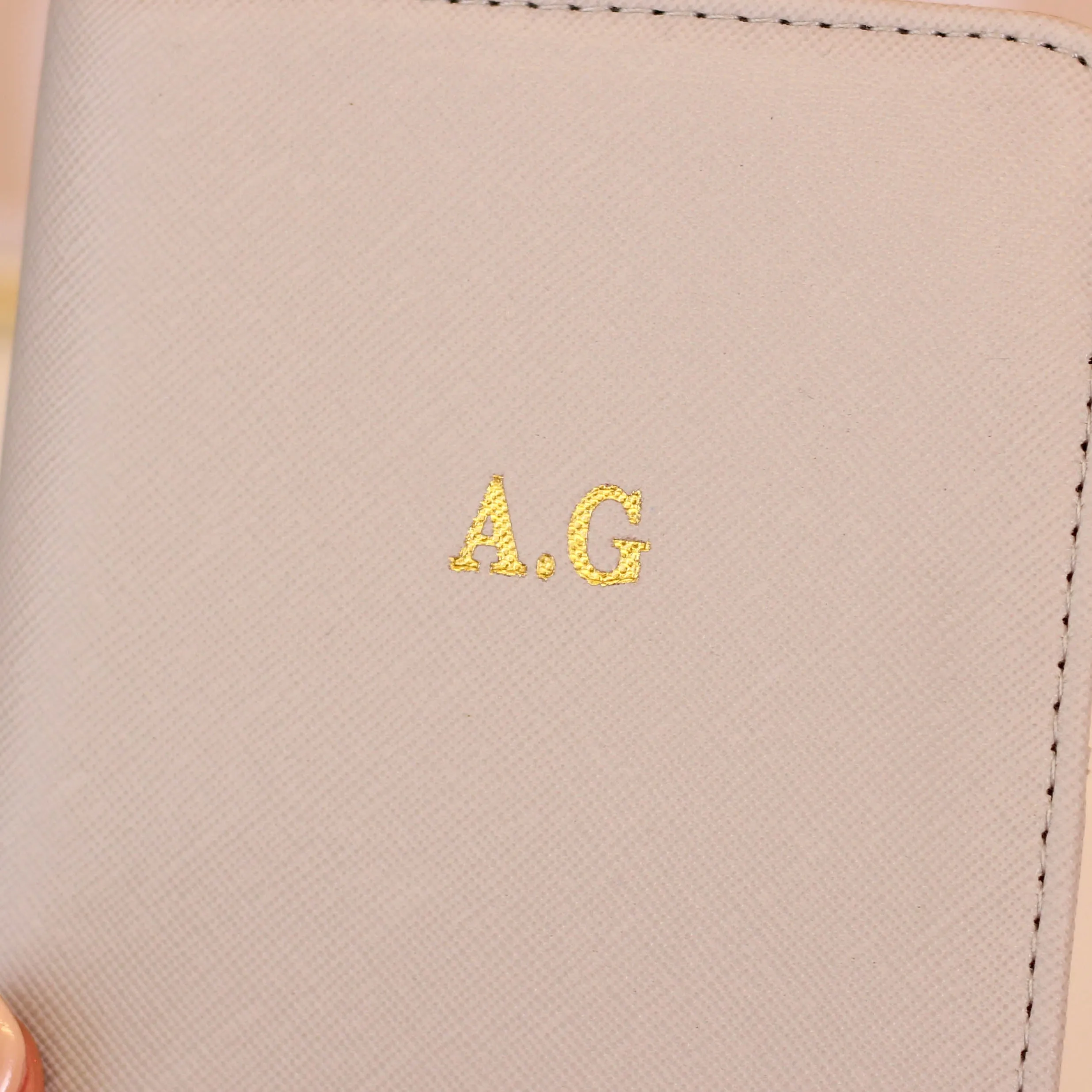 Personalised Foiled Luggage Tag And Passport Gift Set