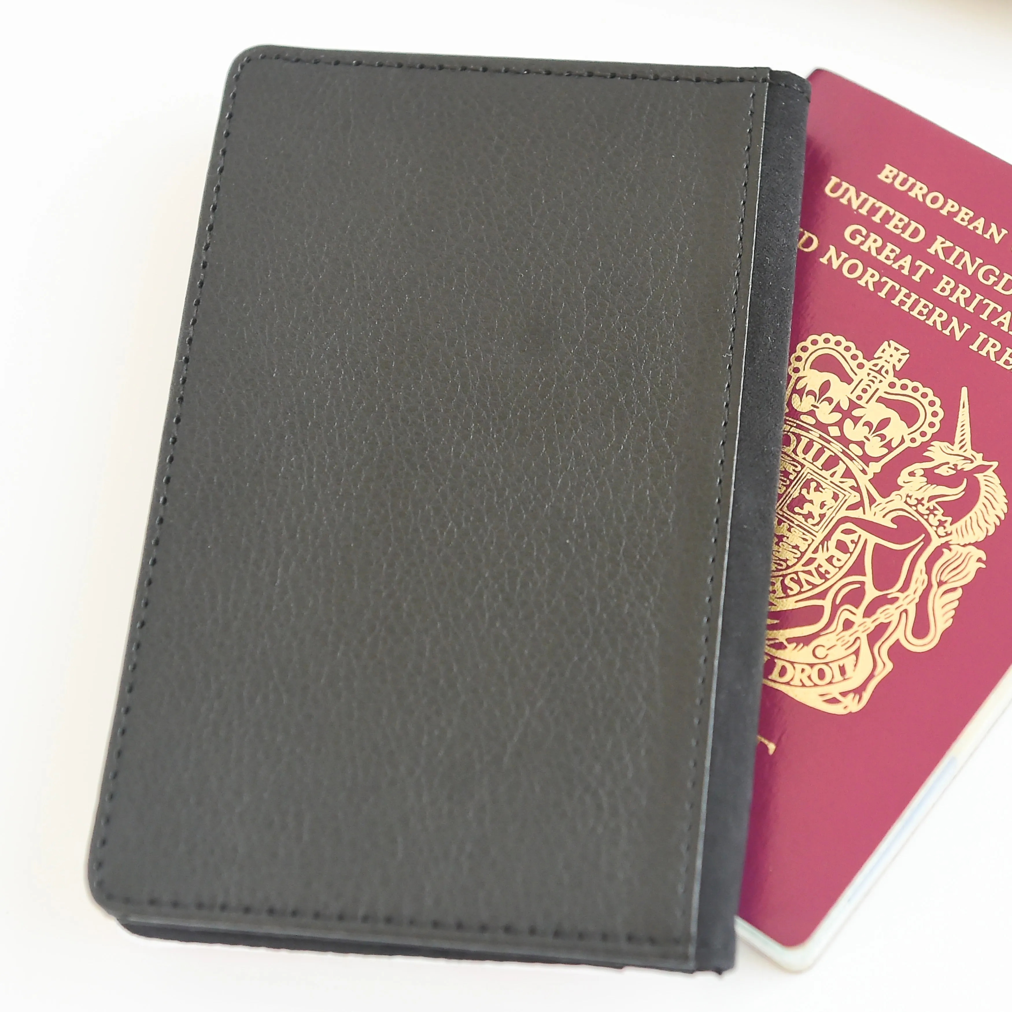 Personalised Passport Holder | Sorrento Stripe in Caramel