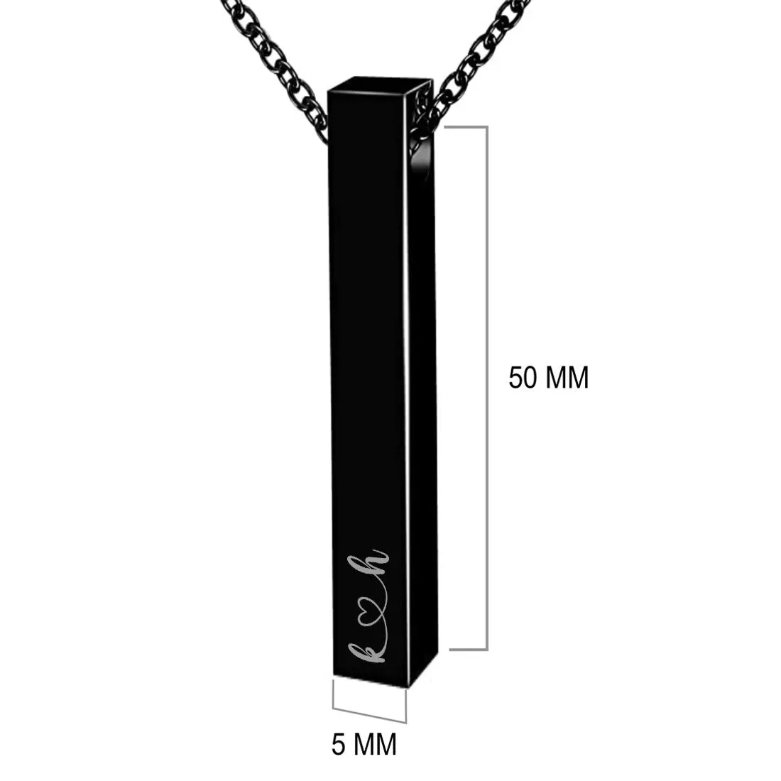 Personalized Necklace for Best Friend With Engraved Pendant Valentine Day Gifts - Infinity
