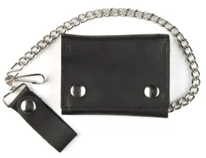 "The Bar Hopper" Black Chain Wallet