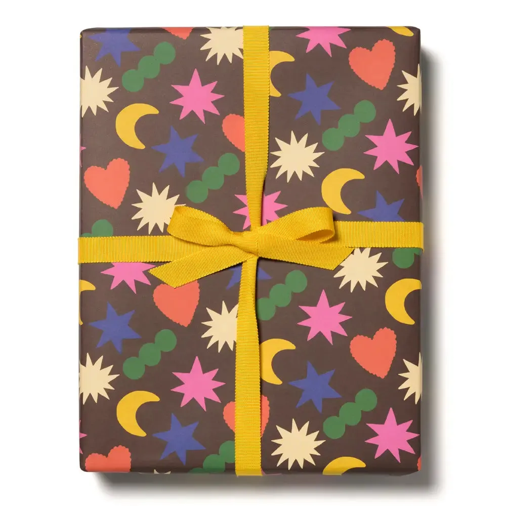 Rainbow Charms Wrapping Sheet