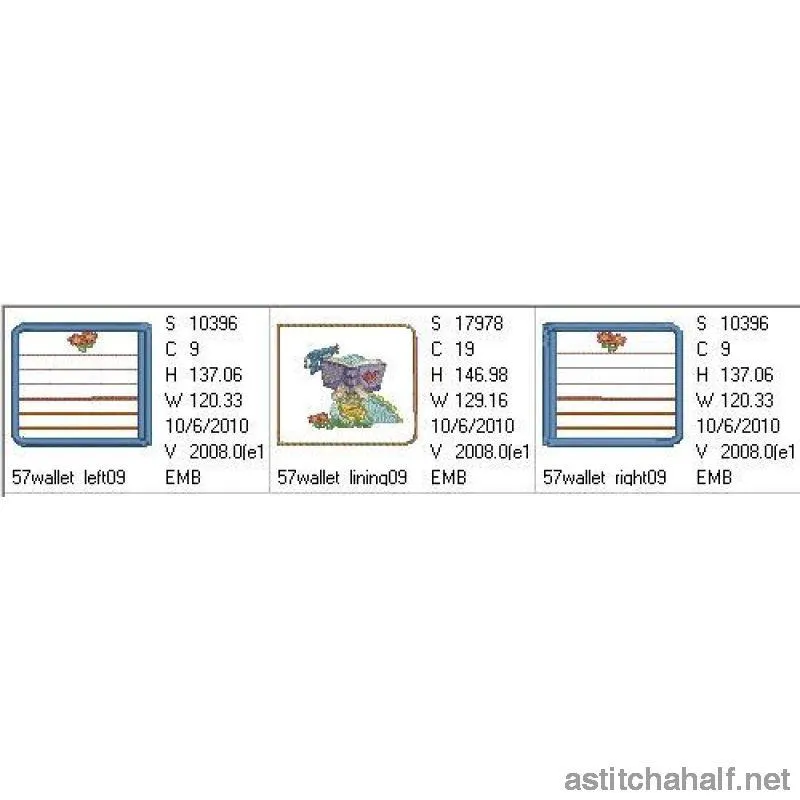 Reading Bonnet Wallet