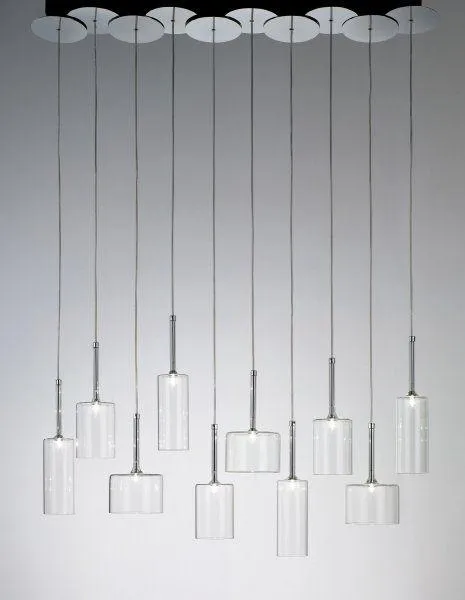 Red, Grey, Crystal And Bronze Spillray Sp10 From Axo Light