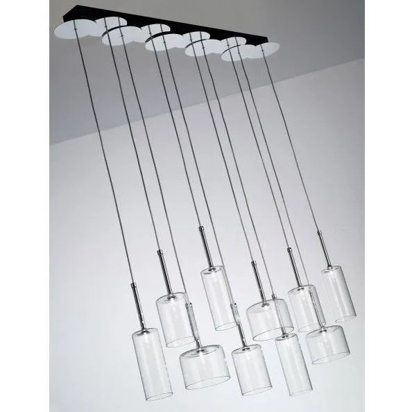 Red, Grey, Crystal And Bronze Spillray Sp10 From Axo Light