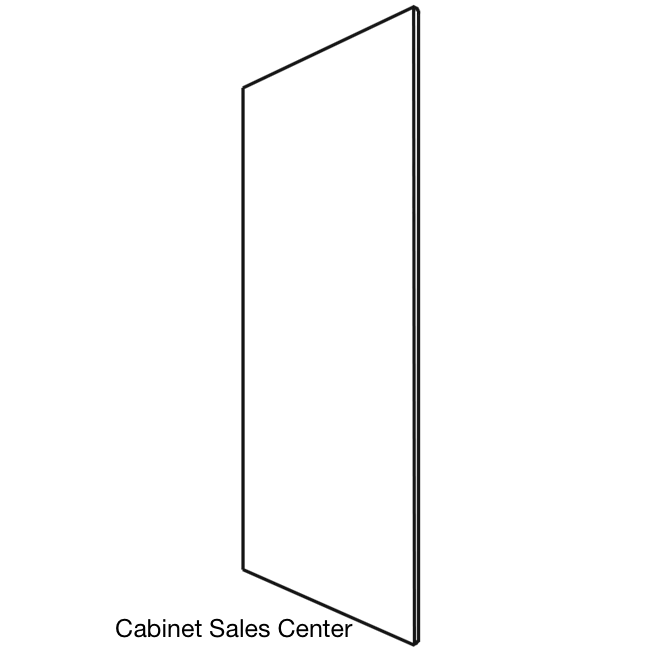 Refrigerator End Panel/Tall Cabinet Side Panel - Modern Line