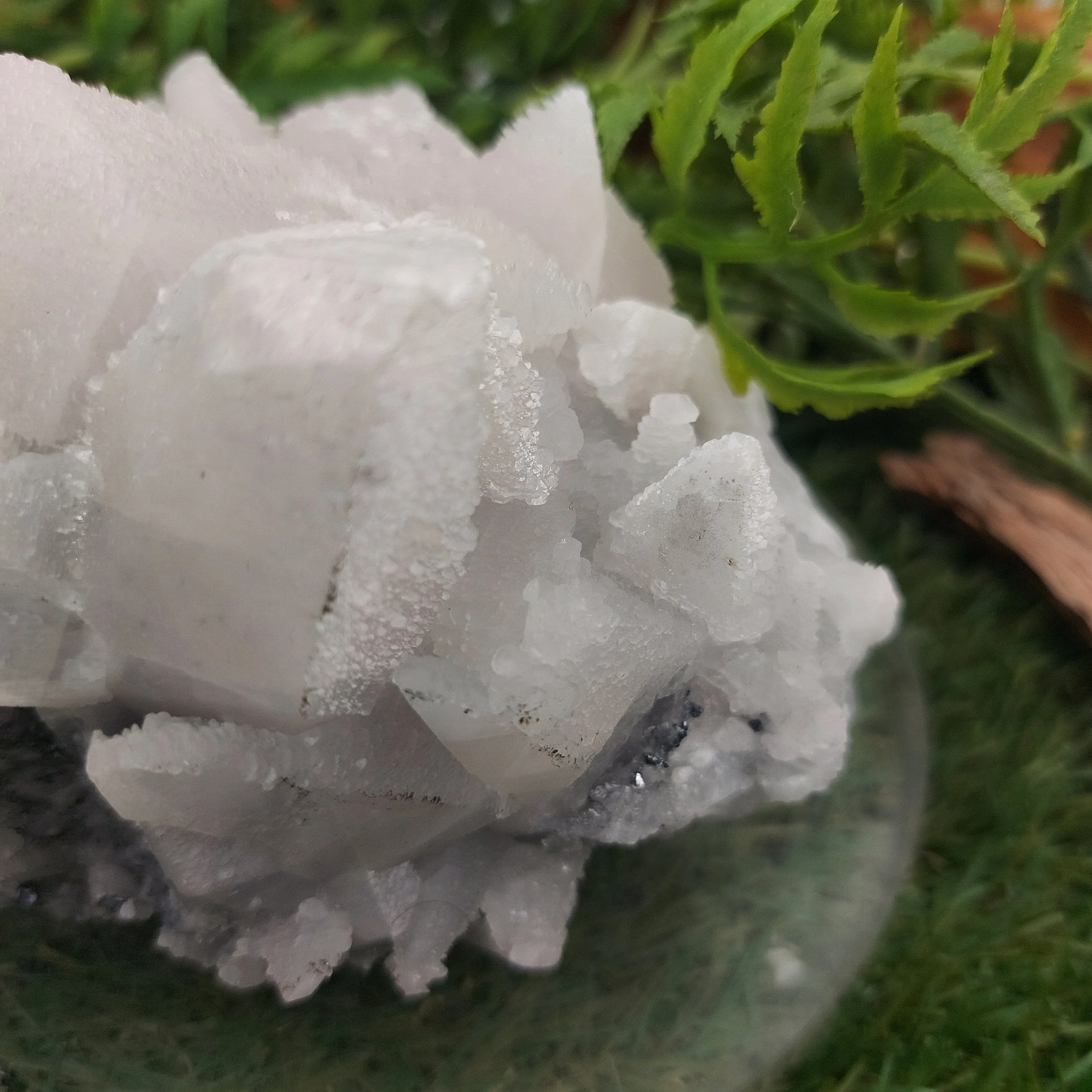 Rough Mineral Stone with Galena - Pyrate - Manganoan Calcite prosperties