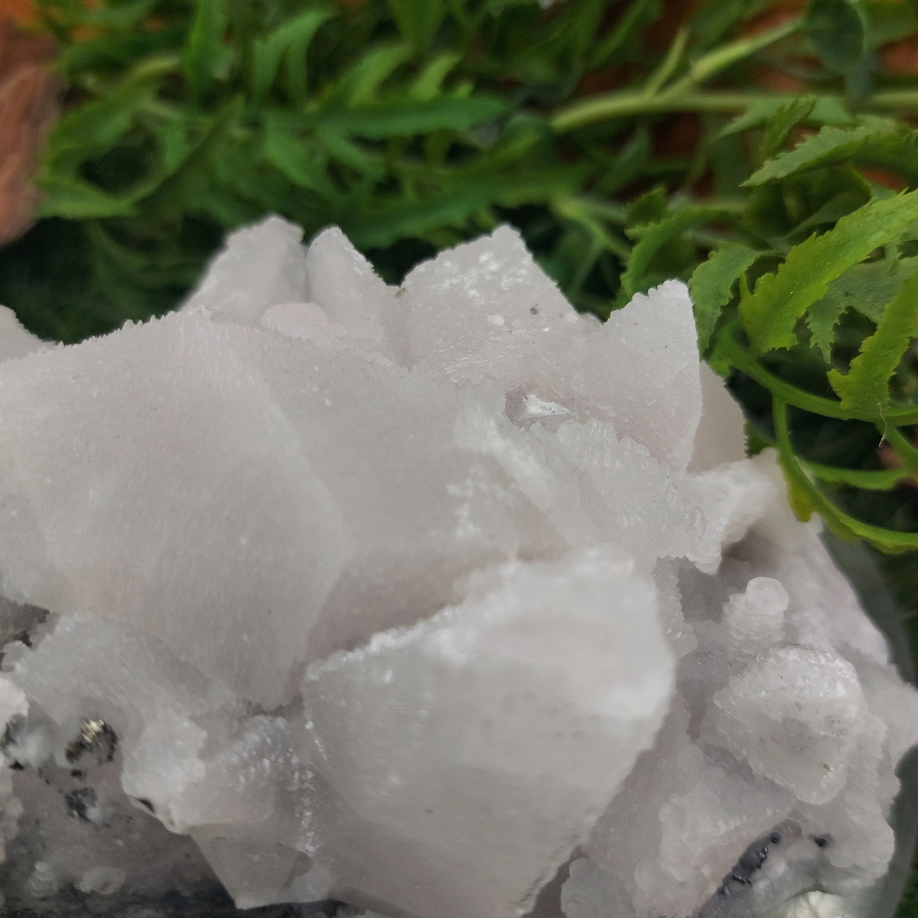 Rough Mineral Stone with Galena - Pyrate - Manganoan Calcite prosperties